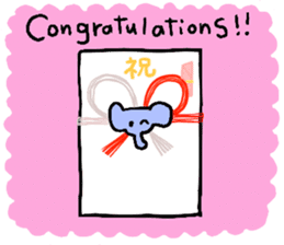 Elephant and Banana visited Japan. sticker #14374038