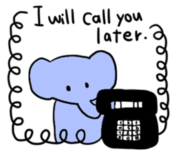 Elephant and Banana visited Japan. sticker #14374048