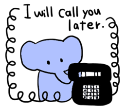 Elephant and Banana visited Japan. sticker #14374048