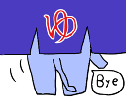 Elephant and Banana visited Japan. sticker #14374053