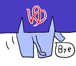 Elephant and Banana visited Japan. sticker #14374053