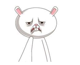 Strange Bunny version 2 sticker #14374367