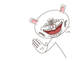 Strange Bunny version 2 sticker #14374375