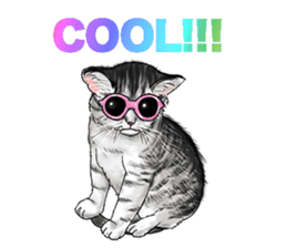 the fluffy cats 2 sticker #14374422