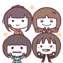 Good friend foursome sticker #14374468