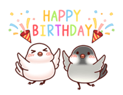 Java sparrow animated sticker #14374587