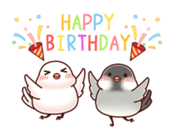 Java sparrow animated sticker #14374587