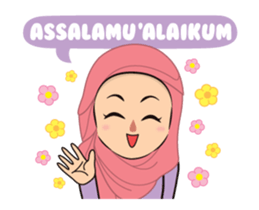Daily Hijab: Animated sticker #14374686