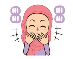 Daily Hijab: Animated sticker #14374687
