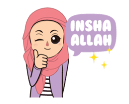 Daily Hijab: Animated sticker #14374689