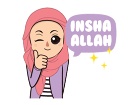 Daily Hijab Animated by imranasa sticker 14374689 Daily Hijab Animated by imranasa sticker 14374689