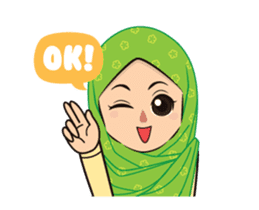 Daily Hijab: Animated sticker #14374691