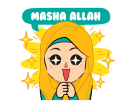 Daily Hijab: Animated sticker #14374694