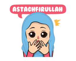 Daily Hijab: Animated sticker #14374698