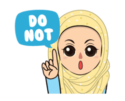Daily Hijab: Animated sticker #14374704