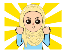 Daily Hijab: Animated sticker #14374705