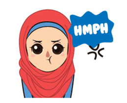 Daily Hijab: Animated sticker #14374707