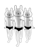 Exercise rabbit 2 sticker #14374985