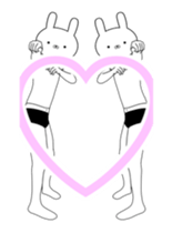 Exercise rabbit 2 sticker #14374990