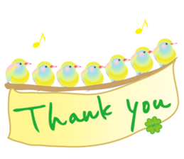 Colorful Lucky Birds sticker #14375048