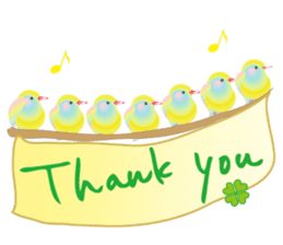 Colorful Lucky Birds sticker #14375048