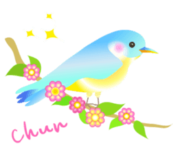 Colorful Lucky Birds sticker #14375057