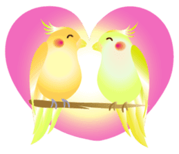Colorful Lucky Birds sticker #14375059