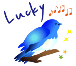 Colorful Lucky Birds sticker #14375062