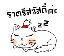 Nina cat sticker #14375098