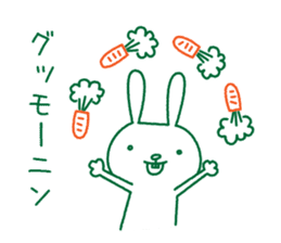 Rabbit Sticker (with seasonal feeling) sticker #14375250