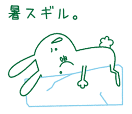 Rabbit Sticker (with seasonal feeling) sticker #14375251