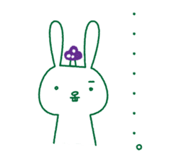 Rabbit Sticker (with seasonal feeling) sticker #14375264