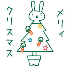 Rabbit Sticker (with seasonal feeling) sticker #14375277