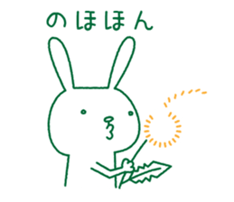 Rabbit Sticker (with seasonal feeling) sticker #14375278
