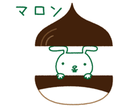 Rabbit Sticker (with seasonal feeling) sticker #14375280