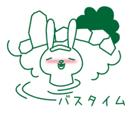 Rabbit Sticker (with seasonal feeling) sticker #14375284