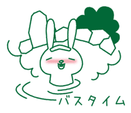 Rabbit Sticker (with seasonal feeling) sticker #14375284