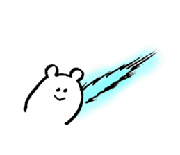 White bear's name is Maichan sticker #14375323