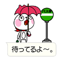 The rabbit soul moves 13 ~a balloon~ sticker #14375413