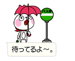 The rabbit soul moves 13 ~a balloon~ sticker #14375413