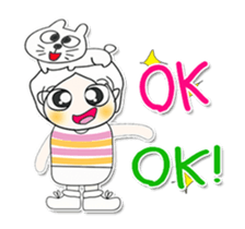 ..Mr. Hamori and cat....^_^ sticker #14375518