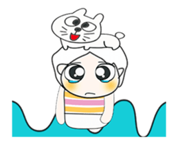 ..Mr. Hamori and cat....^_^ sticker #14375520