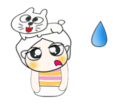 ..Mr. Hamori and cat....^_^ sticker #14375521