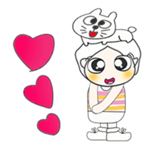 ..Mr. Hamori and cat....^_^ sticker #14375532