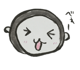 Monkey ink painting 3 sticker #14375598