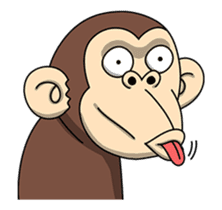 Crazy Funky Monkey3 sticker #14375717