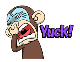 Crazy Funky Monkey3 sticker #14375726