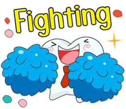 Teeth and Dentist Version2 sticker #14375761