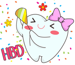 Teeth and Dentist Version2 sticker #14375766