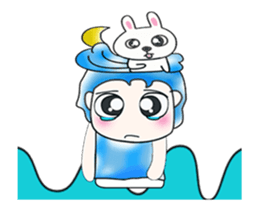 ...Mr. Sawamura and rabbit...^^! sticker #14375856